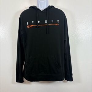 Schnee Black Light Hoodie Sweatshirt Arrow Logo SzL 100% Cotton Outdoor Hunting